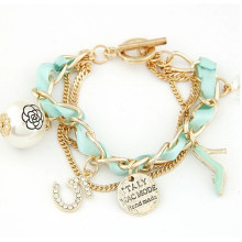 New Arrival Fashionable High heels charm bracelet accessories for women